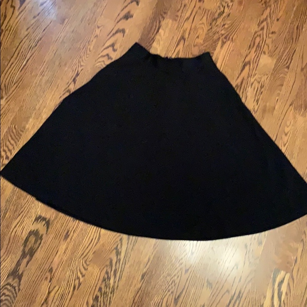 Black Circle Skirt by Banana Republic